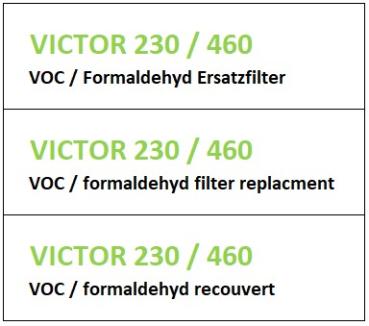 AIRBUTLER VICTOR230 / VOC Formaldehyd-Ersatzfilter (1 Stk)